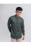 Doha Emerald Green Long Sleeve Comfort fit Shirt